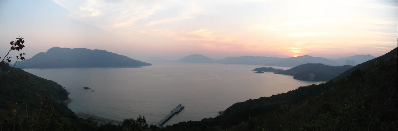 Panoramic photo of Joss House Bay, combined from 2168344449, 2169137932, 2169138622, 2169139356, 2168347355 and 2168348037