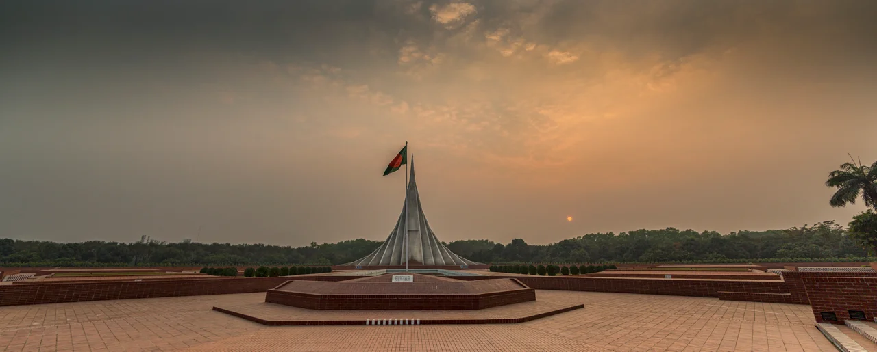 This is a photo of a monument in Bangladesh identified by the ID