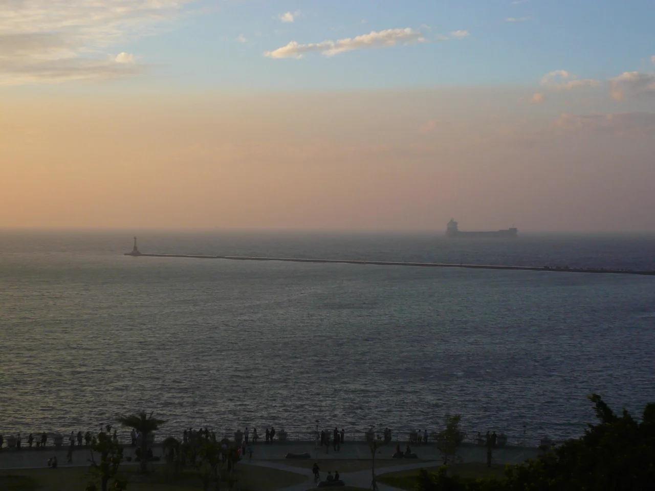 Sunset at Sizihwan Bay, Kaohsiung, Taiwan