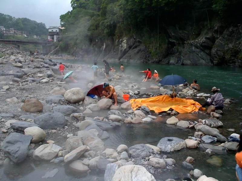 Wulai hotsprings Taiwan